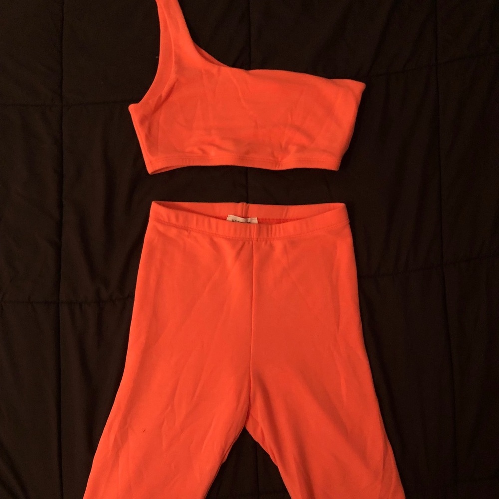 Two pieces Bike Shorts and top